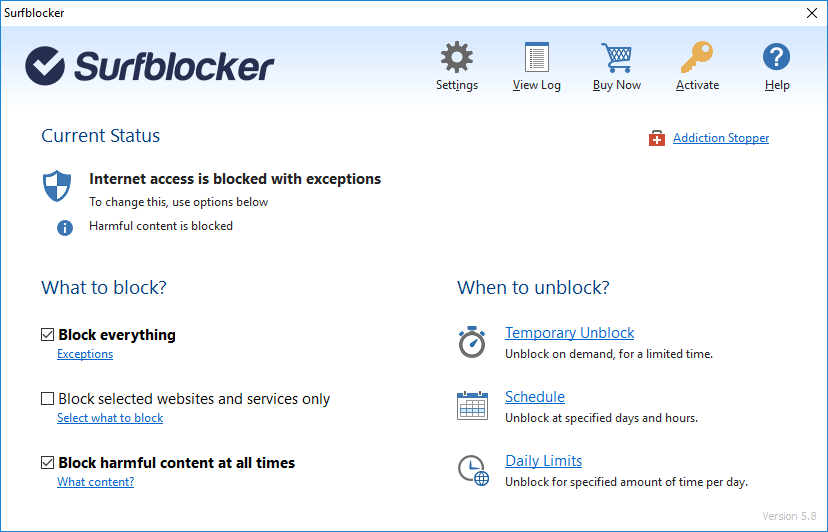 Use Surf Blocker to Block Porn on Windows
