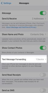 How to forward text messages on iPhone