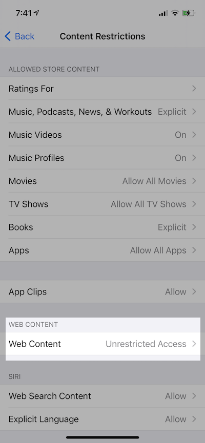 block websites on iphone block websites on iphone