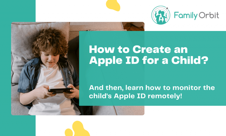 how to create a separate apple id for child