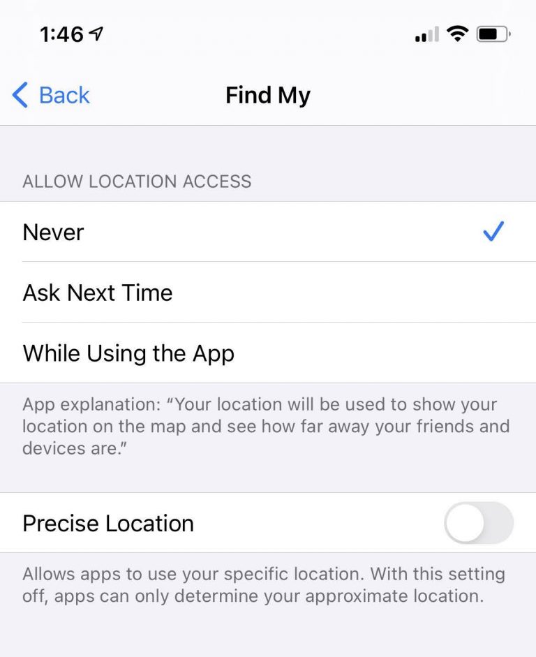 Why does iPhone say No Location Found? And How to Fix It? Family