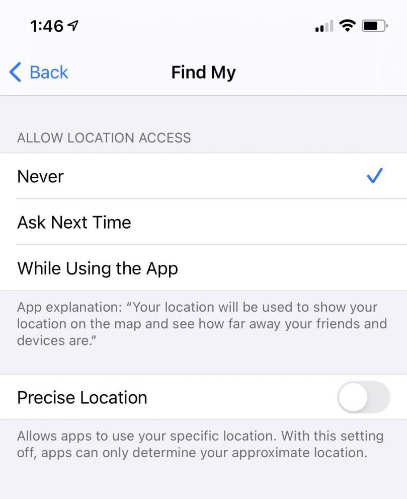 Why does iPhone say No Location Found? And How to Fix It? Family