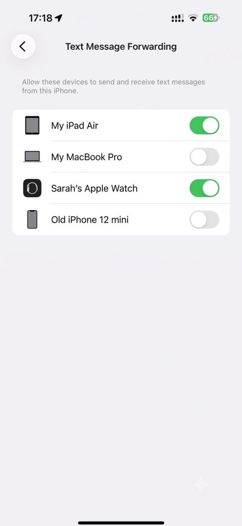 Setting up Messages in iCloud and Text Message Forwarding on iPhone