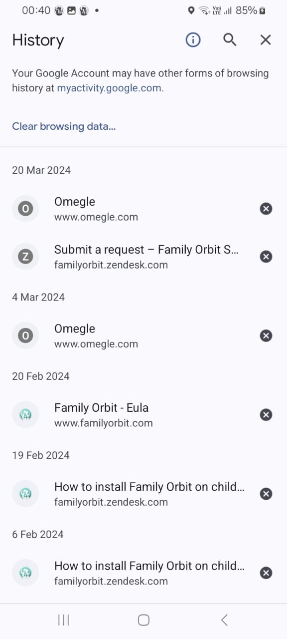 Search History Example View Search History on Any Phone - A Complete Guide for the Digital ...