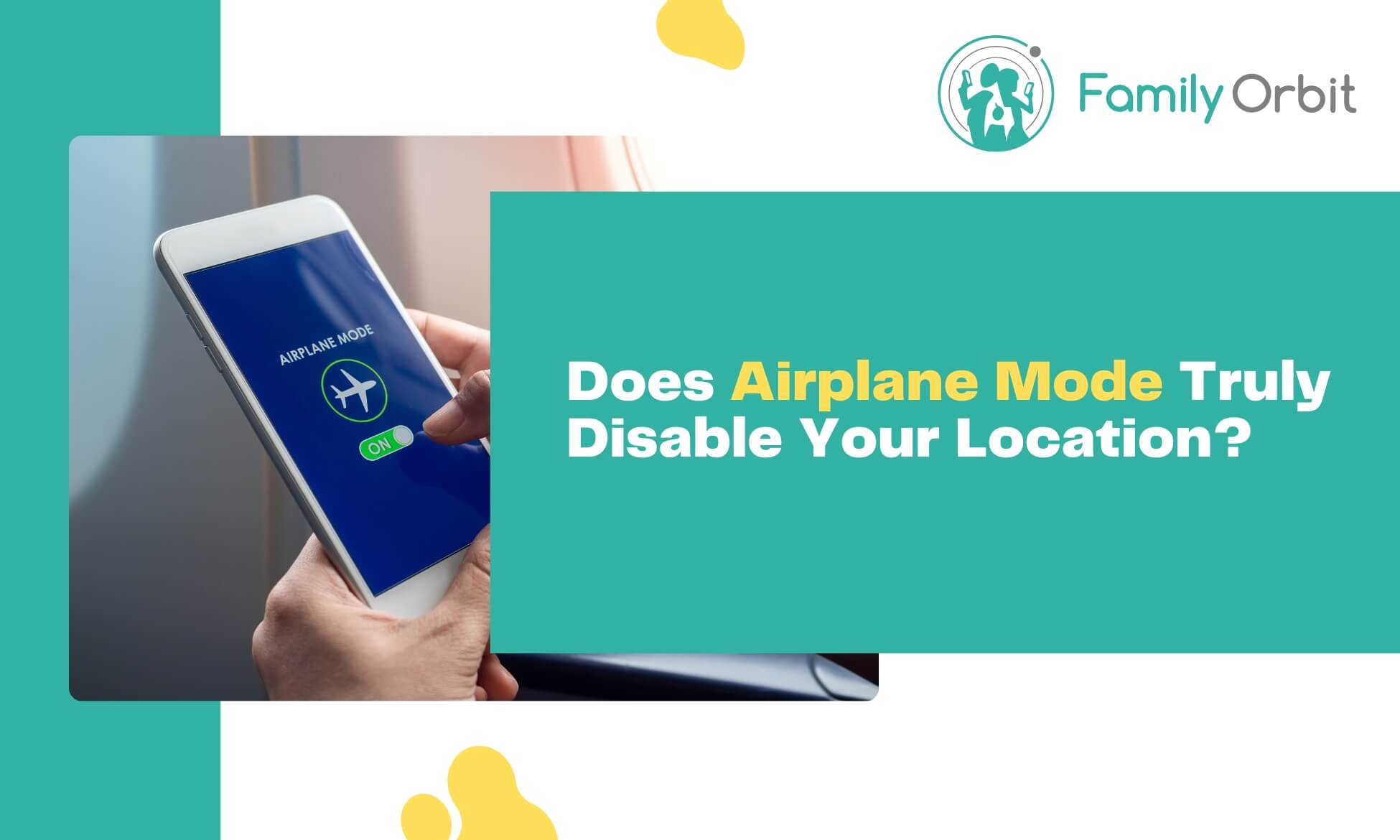 does airplane mode disable location on iphone